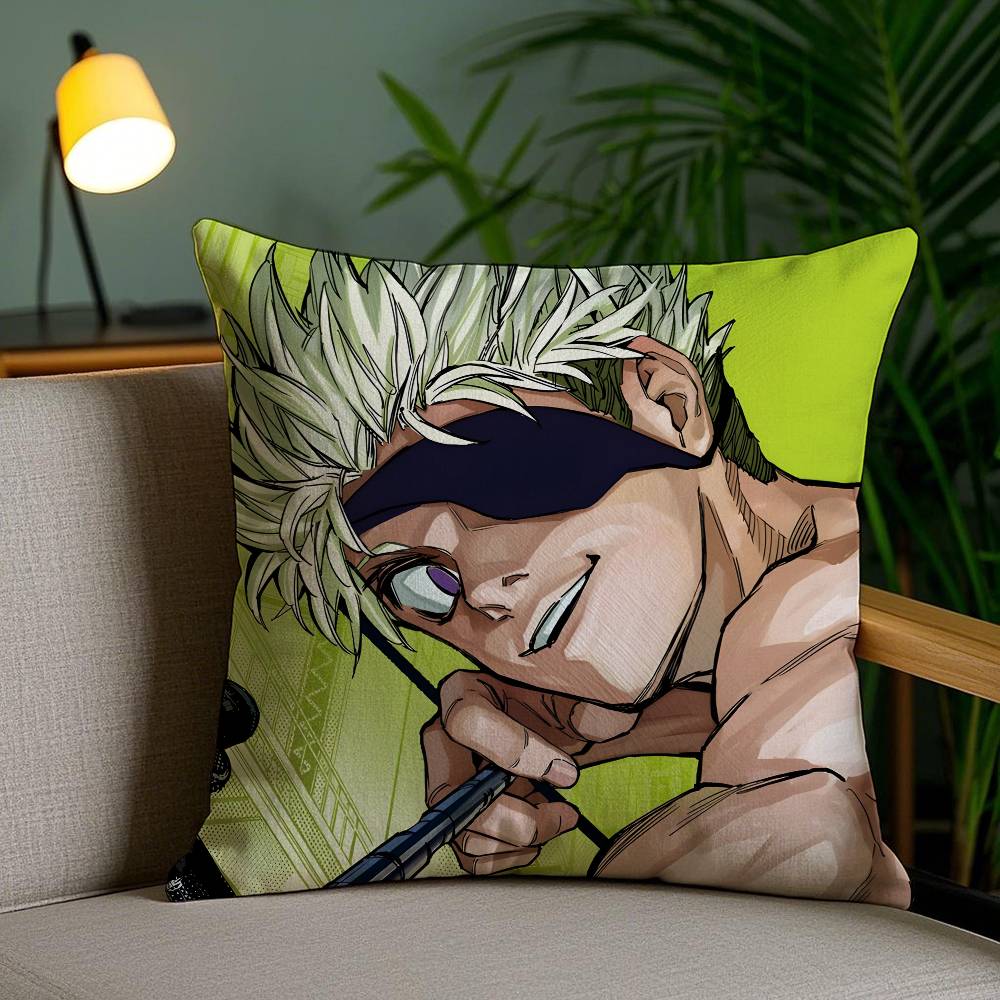Anime S-Sakamoto Days Pillow Case Anti-dustmite Invisible Zipper Sofa Bed
