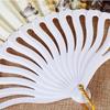 Chinese Style Hand Held Flower Fan Flower Pattern Chinese Dance Fan Bamboo Folding Fan  Party
