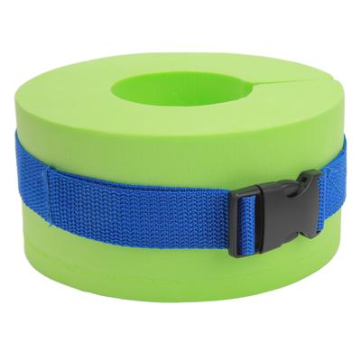 Swim Cuff Green Thicken Ankles Arms Float Swimming Cuff with Buckle for Swim Fitness Training