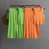 Sling Vest Fashion Suit Summer New Inner Women's Crew Neck Sleeveless Top Knitted Two-piece Set