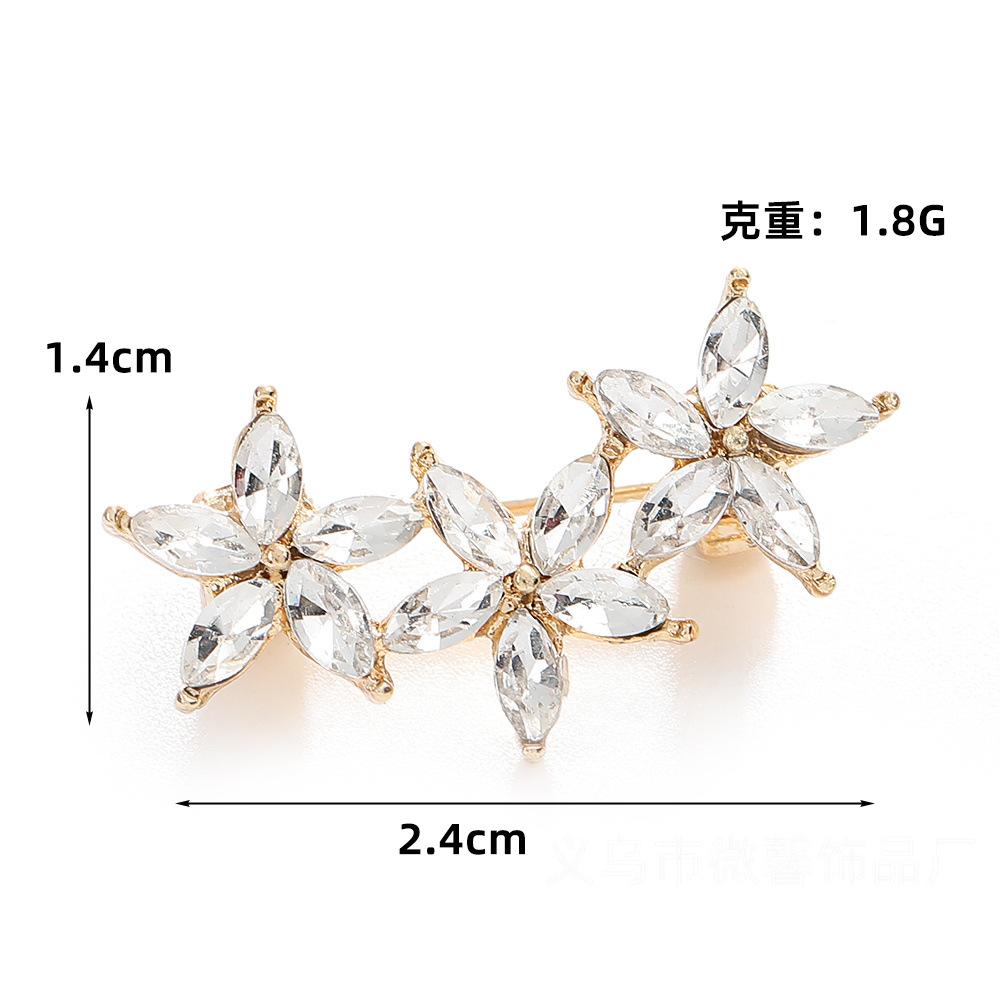 All environmental protection, creative high-end petal brooch, fashionable temperament, exquisite suit decoration pin, personalized niche chest