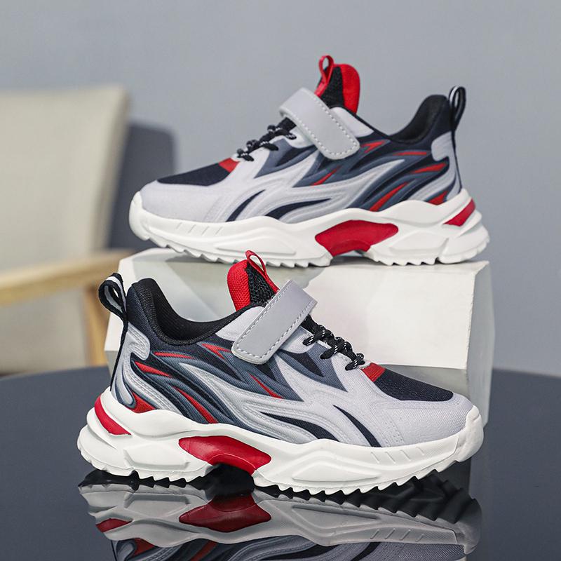 Boys' 2025 Autumn/Winter Breathable Mesh Running Shoes - Non-slip, Wear-resistant Sports Shoes for Kids