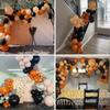 Halloween Balloons Decorations Set - Pack 96 Halloween Party Supplies with Pumpkin Spider 3D Balloons Decorations Balloon Arch
