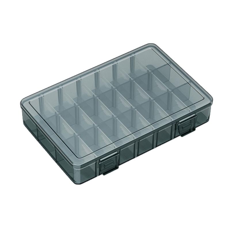Heavy Duty Plastic Storage Box Container Case With Removable Dividers For Small Tool Bolts Screws And Parts Organization