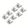 4/8pcs Heavy-Duty Strong Hold Magnetic Fridge Clips - Space-Saving Refrigerator Magnets for Home, Office, Decor