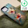 Popular retro wind color window flower mobile phone case iPhone16 anti-drop two-in-one film case Apple 17pm