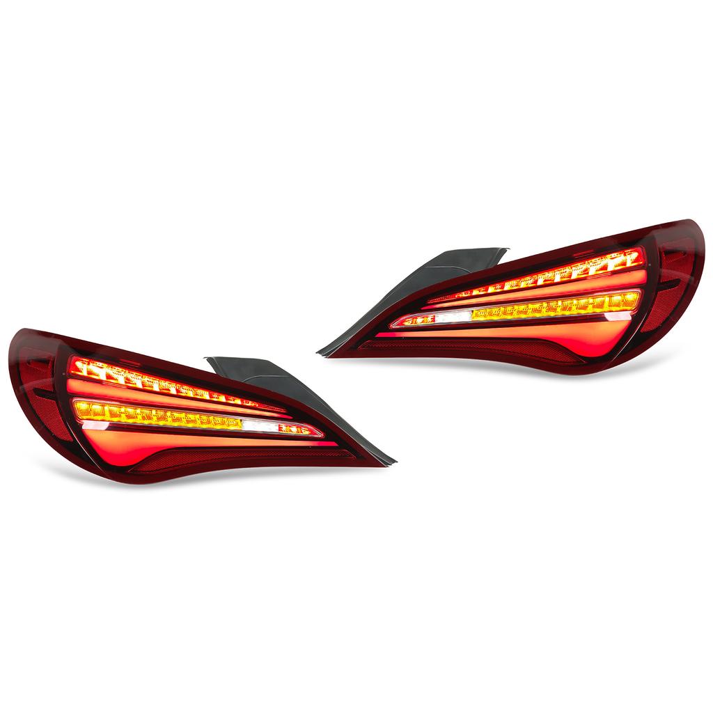 Upgrades Facelift LED Tail Lights Replacement for Mercedes‑Benz CLA C117 Coupe X117 CLA45 AMG Halogen 2014‑2016
