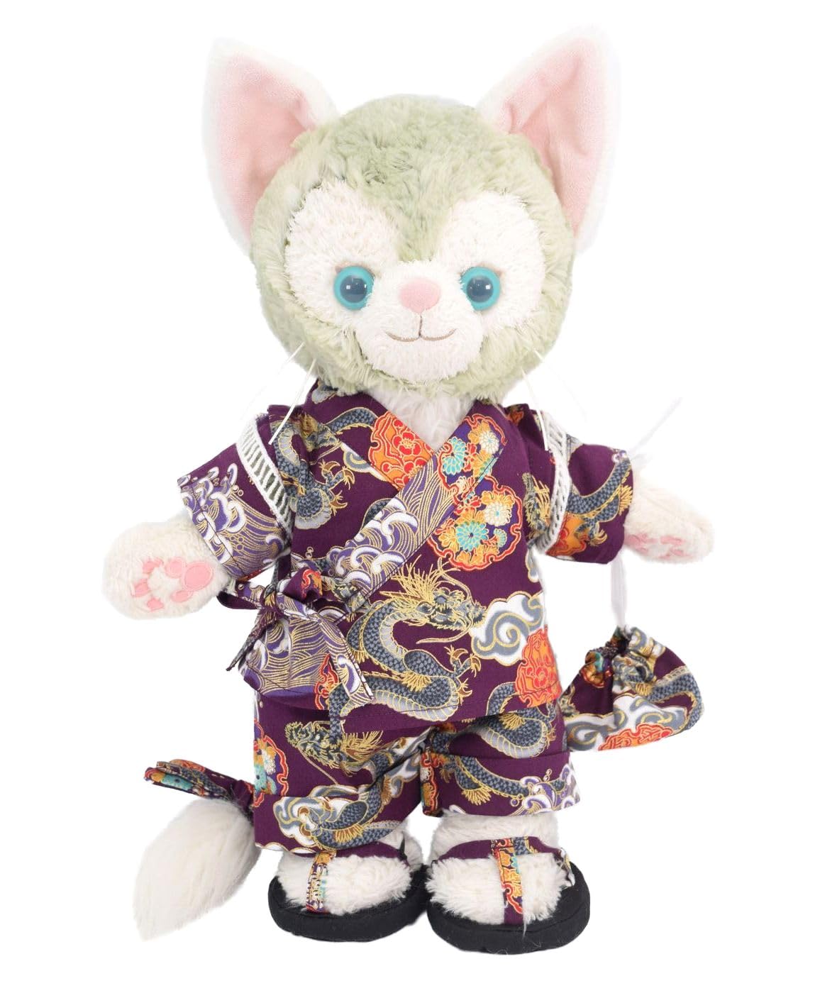 

Костюм Юката Гелатони Медвежонок Тедди Заказ по почте Алиса с сумкой на шнурке и Джинбэй Дракон Размер Маленький Сандалии, (Восходящий дизайн), (Джелатони 1) фиолетовый