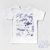 Ocean Animals Kids T-Shirt, Marine Life Graphic Tee, Sea Creatures Youth Shirt, Toddler Nautical Animal Top, Cute Ocean Kids Gift