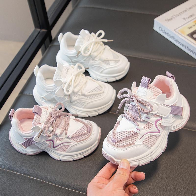Girls Children Summer Casual Shoes Lightweight Walking School Sneakers Outdoor Playground Daily Comfort Footwear Comfort Fit