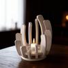 Poppy Patchwork Aroma Candle Holder Silicone Mold