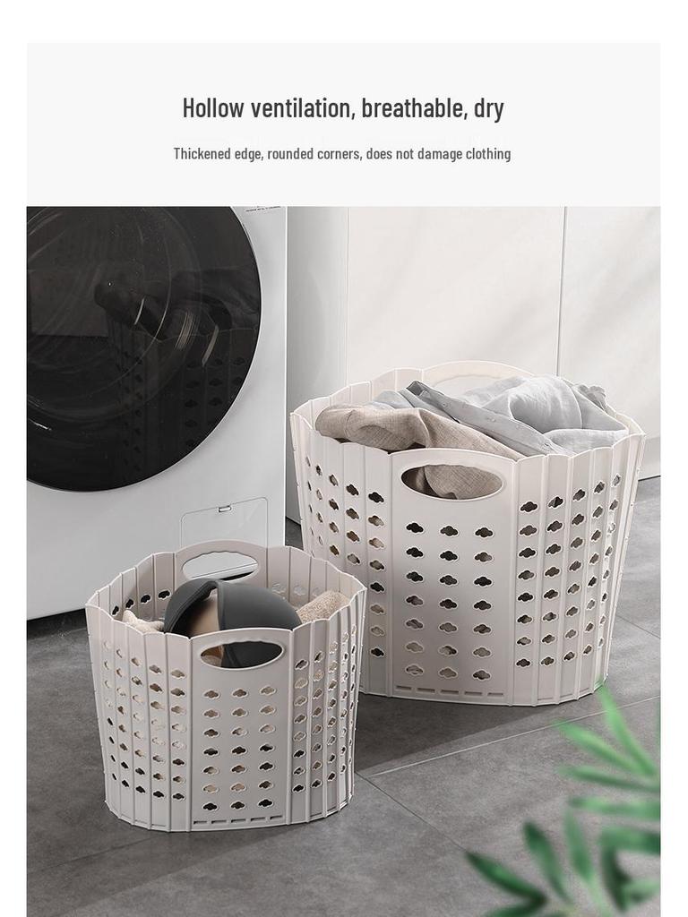Collapsible Laundry Basket, Toy Storage, and Portable Shower Bin