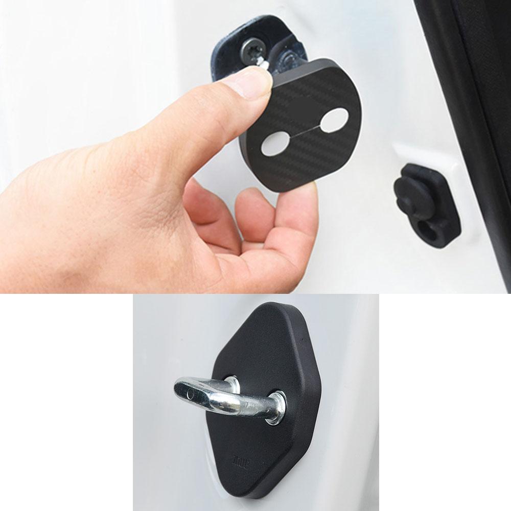4pcs/set Car Sticker Anti Rust Water Proof Door Lock Keys Key Protection Buckle For Nissan X-Trail 2021 2022