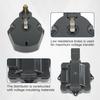 HEI Distributor Cap and Rotor Replacement For K549 SBC 283 305 307 327 350 400 BBC 454 396 427 Black Male Large Distributor Cap Rotor Kit