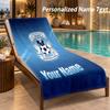 Custom Text Coventry City FC Print Beach Towel Large Towel For Home Bathroom Beach