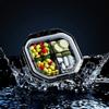 1Pc Portable 4/6 Compartment Pill Storage Container for Daily Medication Moisture-proof Sealing