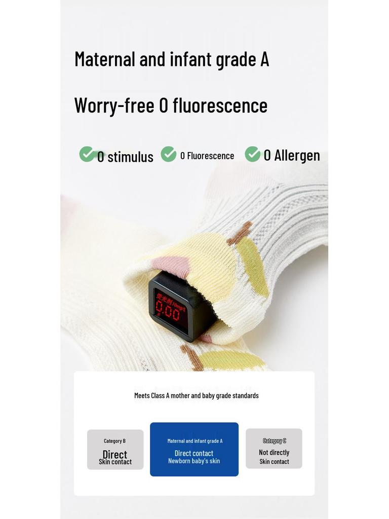 Spring/Summer Cartoon Mesh Pink Baby Socks - Antibacterial, Seamless, Breathable, Thin, Non-Constricting Cotton for Girls