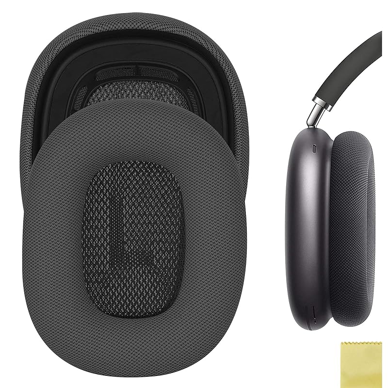 

Geekria QuickFit ear pads compatibility pad apple Apple Airpods MAX Compatible with headphones Ear pads/ear cushions/ear cups (Protein leather/black)