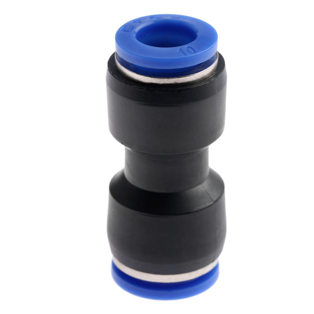 1Pc Plastic Pneumatic Fittings Push in Straight Reducer Connectors Water Hose Quick Connect for Air/Vacuum Water Hose 2 Ways