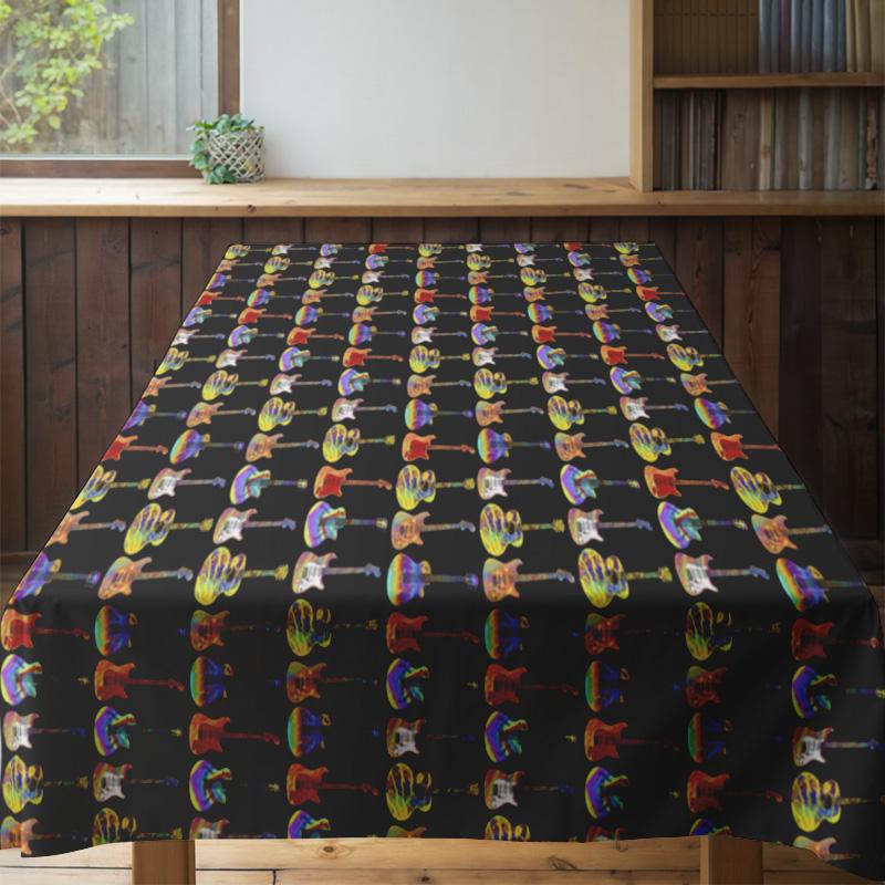 Waterproof Tablecloth Modern Abstract Art Dining Table Cover Washable Home Decor Kitchen Table Runner Backdrop Party Supplying