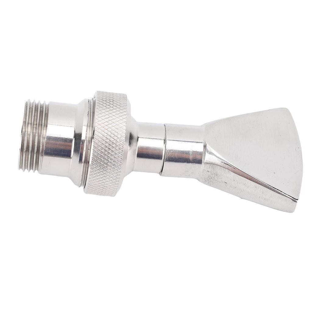 Fan Shaped Fountain Nozzle Stainless Steel 3 4 Inch 1 2 Inch Universal Flat Fountain Pond Water Nozzle Sprinkler for