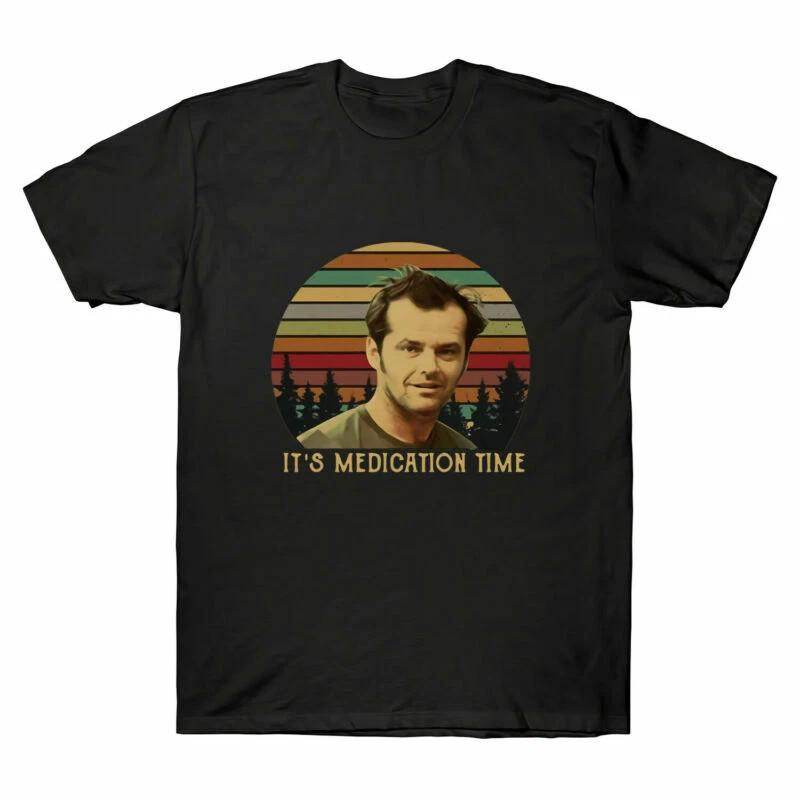 Vintage It s Over the One Time Men Medication T-Shirt Nest Flew Cuckoo s S разноцветный