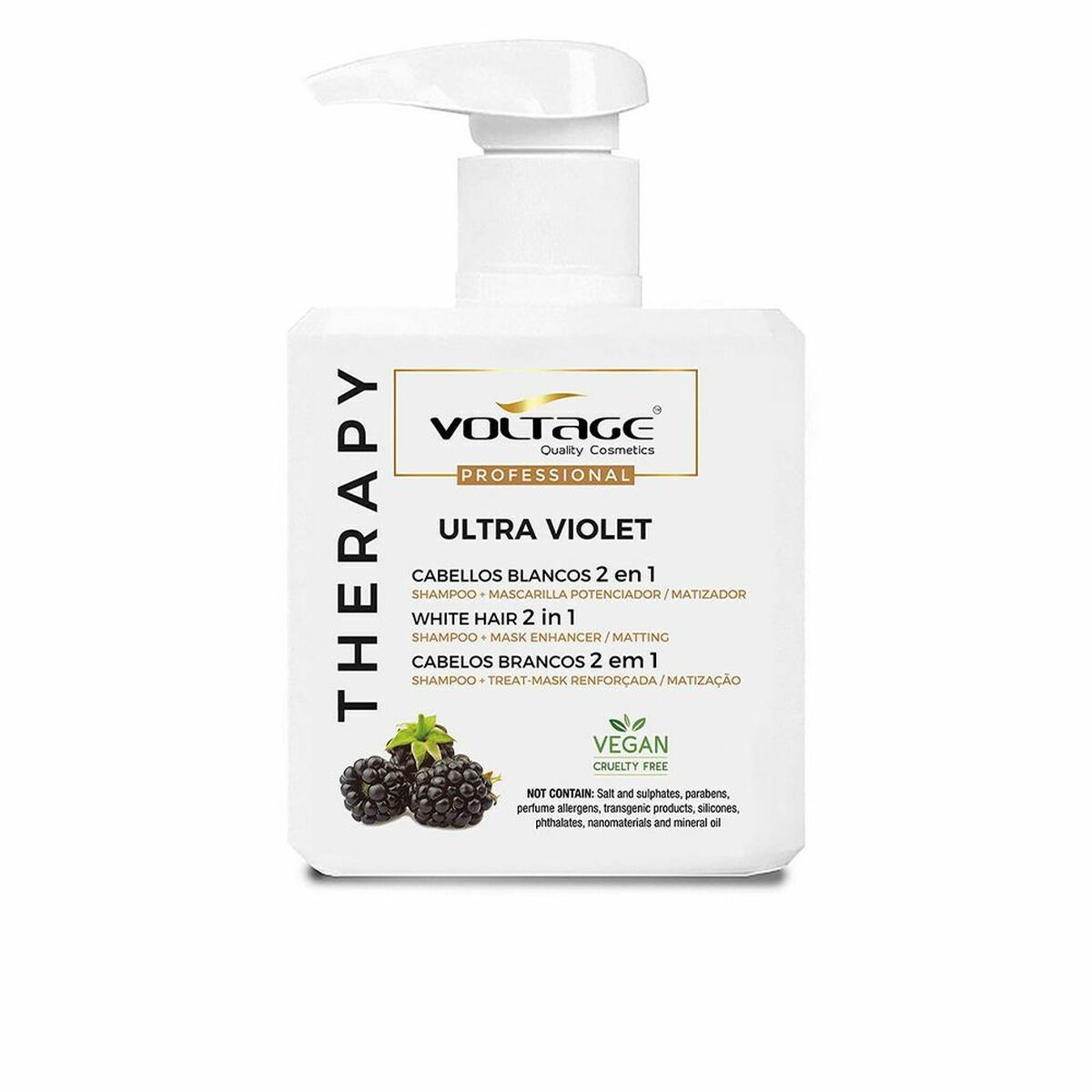

Voltage Therapy Ultra Violet 2 in 1 Shampoo for Blonde or Grey Hair 500 ml
