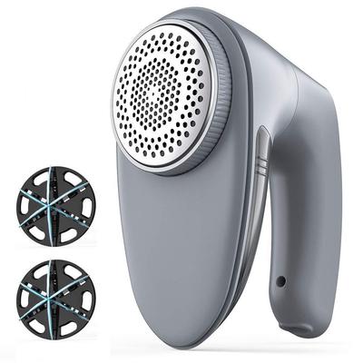 Portable Electric Lint Remover, 3 Speed, 6 Blades, Can Remove Clothes, Furniture, Sweaters, Sofas Gray