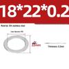 304 Stainless Steel Ultra-Thin Flat Washers - Available in Thickness: 0.1mm, 0.2mm, 0.3mm, 0.5mm