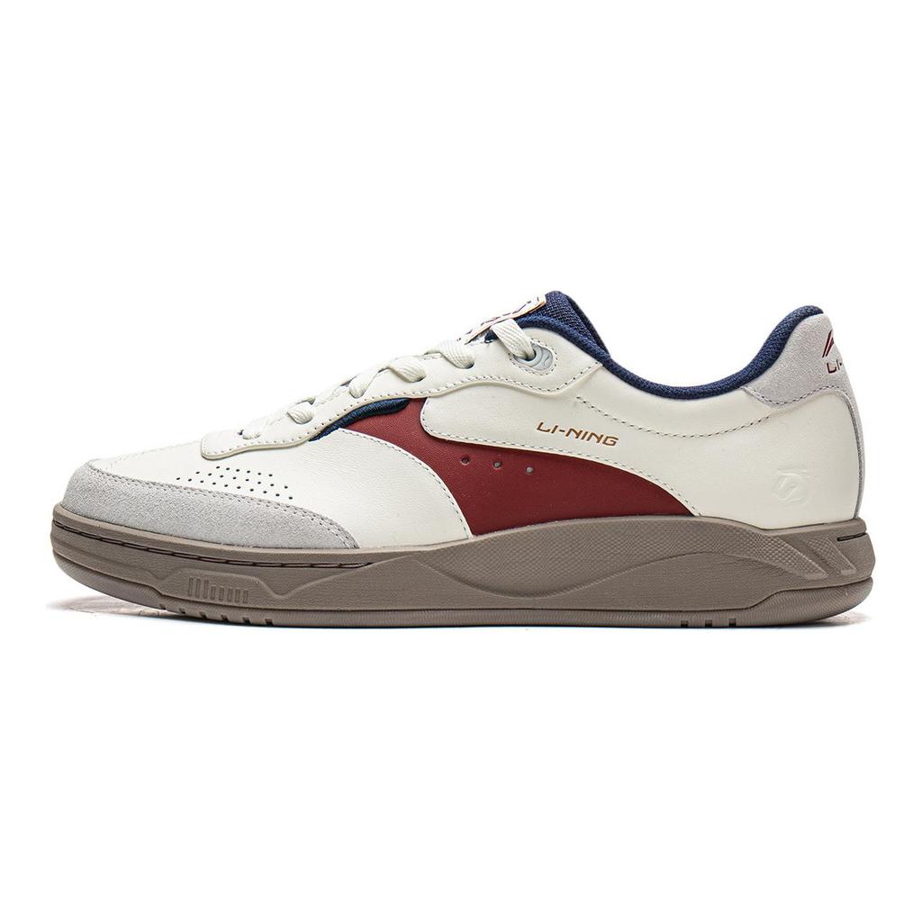 Li Ning Hedge Slip Resistant Cushioning Abrasion Resistant Breathable Height Increasing Low top Skateboard Shoes Unisex AGCW031-6