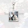 Gojo Satoru Square Keychain Boyfriend Exquisite Backpack Anime Figure Decorate Pendant Cartoon Itadori Yuji Collect Accessories