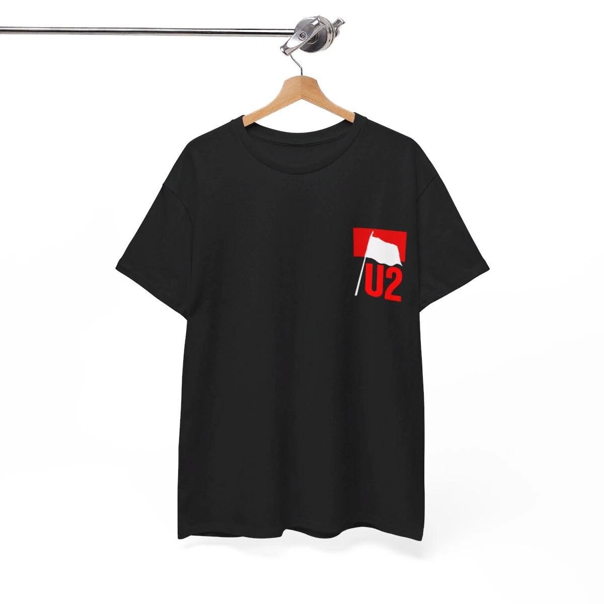 U2 War Tour Vintage Design Tee Band T shirt Size XL L