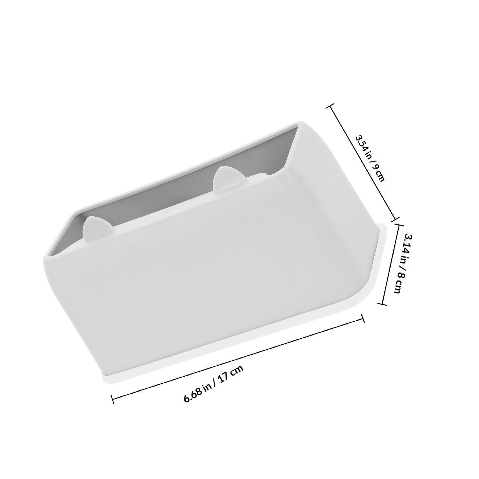 Cat Scoop Holder Blue Modern Cat Shaped Litter Scoop Holder Easy Install Litter Box Organizer Pet Cleaning Tool серый