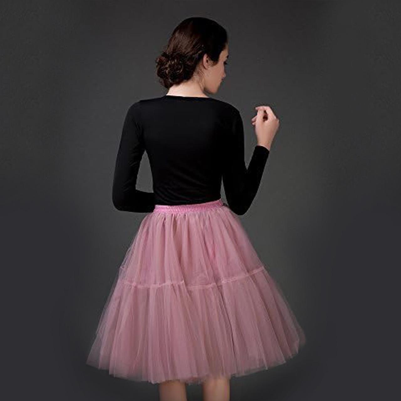 

Желтая супер пушистая юбка-пачка в стиле принцессы - мягкая белая сетчатая юбка из полиэстера Medium