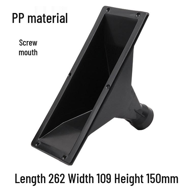 Speaker Tweeter Horn Driver: 4-14 inch, Flat/Screw Mouth, Plastic Horn