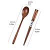 Natural Wooden Chopsticks And Spoon Set Eco Friendly Kitchenware Wood Grain Utensils Wood Cutlery For Daily Use