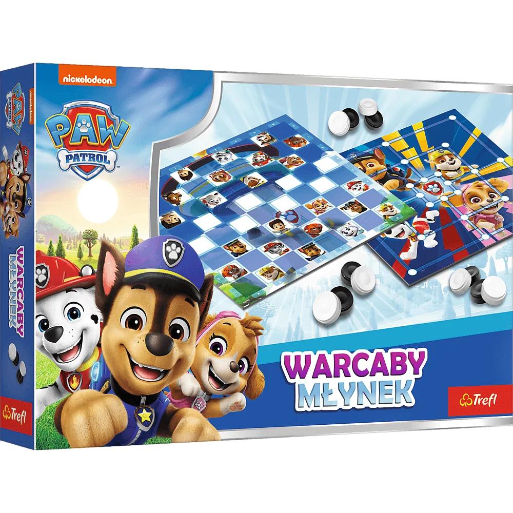Warcaby Młynek Psi Patrol Trefl