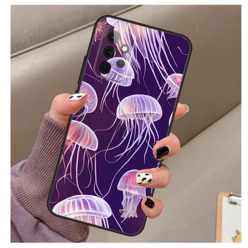 Magic Jellyfish Case For Samsung Galaxy A35 A55 A15 A32 A12 A22 A52 A06 A54 A34 A14 A56 A36 A26 A16 A13 A53