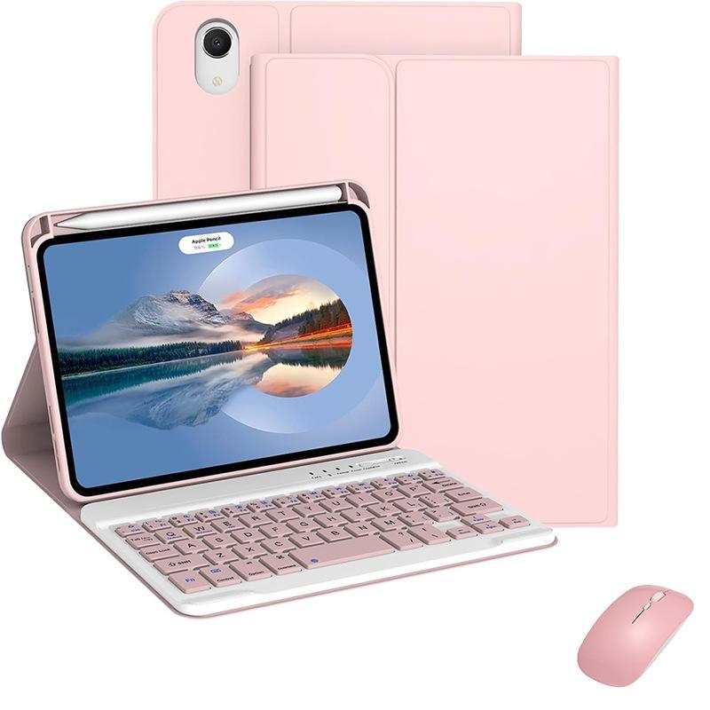 Wireless Keyboard Case for iPad Mini 6th Generation (A17 Pro) 2021 8.3-inch, with Mouse