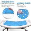 Blue Anti Slip Mat for Bath Chairs - Shower Bench Anti Slip Accessory, Safety Seat Cushion,disabled and Pregnant Women's Park