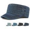 HT4930 Baseball Cap Spring Autumn Caps for Men Women Cotton Denim Baseball Hat Male Female Adjustable Army Military Flat Top Cap