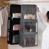 Double-Sided Transparent Hanging Organizer with Dustproof Pockets