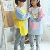 Toddler Bib Cover Painting Apron Coat for Kids Height 100-124cm Water Resistant Polyester, Easy Cleaning