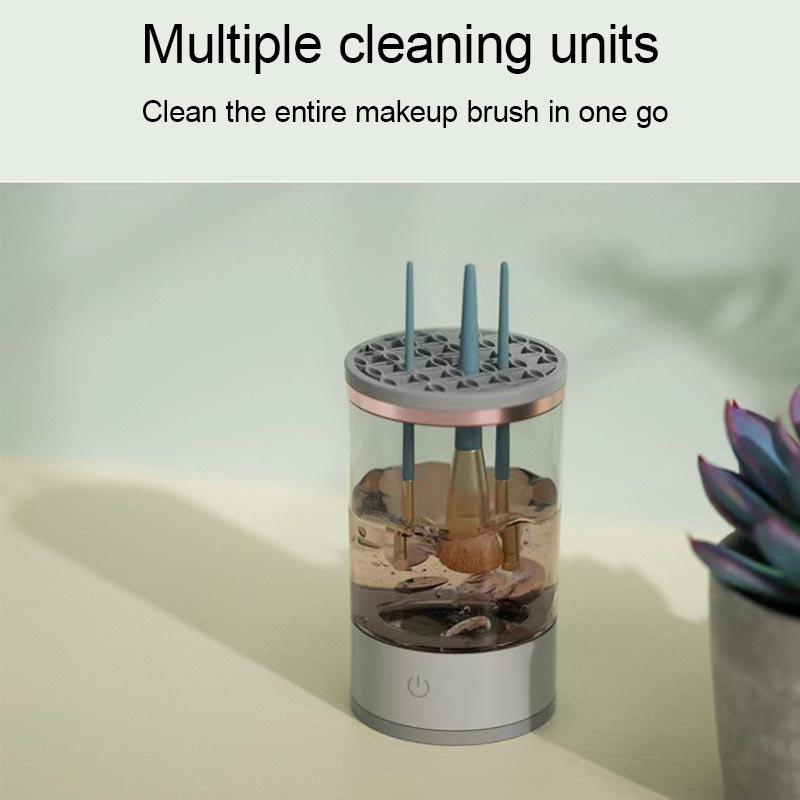 1 Piece Cosmetic Brush Cleaner, Cozy Brush Cleaner, Makeup Brush Cleaner, Automatic Spinning Makeup Brush Cleaner Fit for All Size Makeup Brush