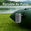 1SET Portable Rechargeable Air Pump - 3-in-1 Air Pump with LED Light, 5 Multifunctional Nozzles for Outdoor Air Filling Equipment
