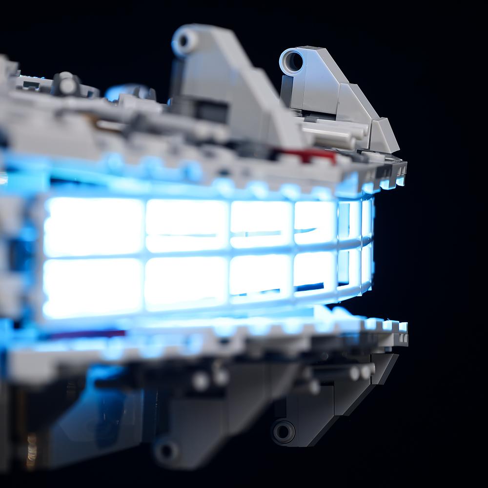 DIY LED Lighting Kit For Lego 75192 Millennium Falcon™ Light Kit Building Block Toy Decoration Adjustable Lighting Accessories