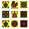 6 Sheets Shooting Adhesive Sticker Zone Targeted Paper Archerys Paper Targets Shooting Self-Adhesive Splatter Targets