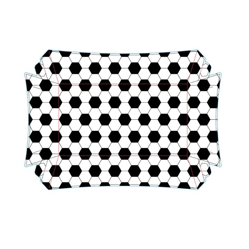 12 шт. новая футбольная party-коробка бумажная лодочка коробка для игры Чемпионата мира американского футбола тема жареная курица бургер коробка