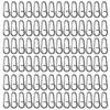 100Pcs Fishing Split Rings High Strength Lures Rings Line Connector Corrosions Resistant Lures Rings Fishing Accessories
