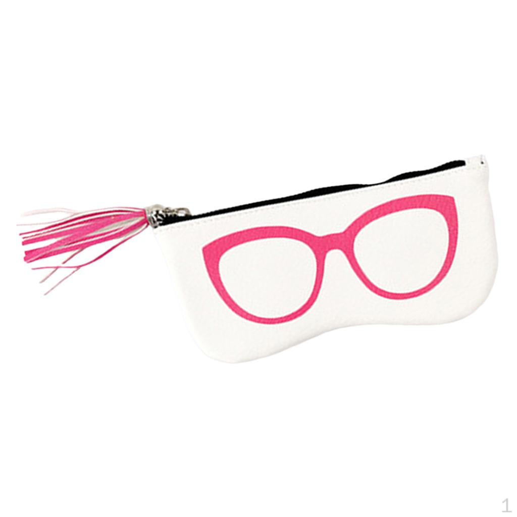 

Eyeglass Case Sunglasses Bag Women Glasses Pouch Holder, Made of High Quality PU Leather